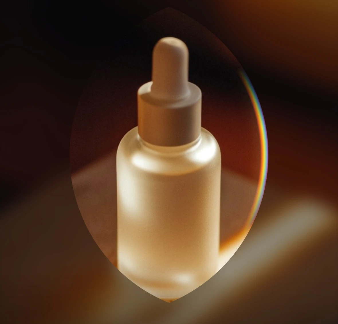 CreaTrades product visual — warm light and glass