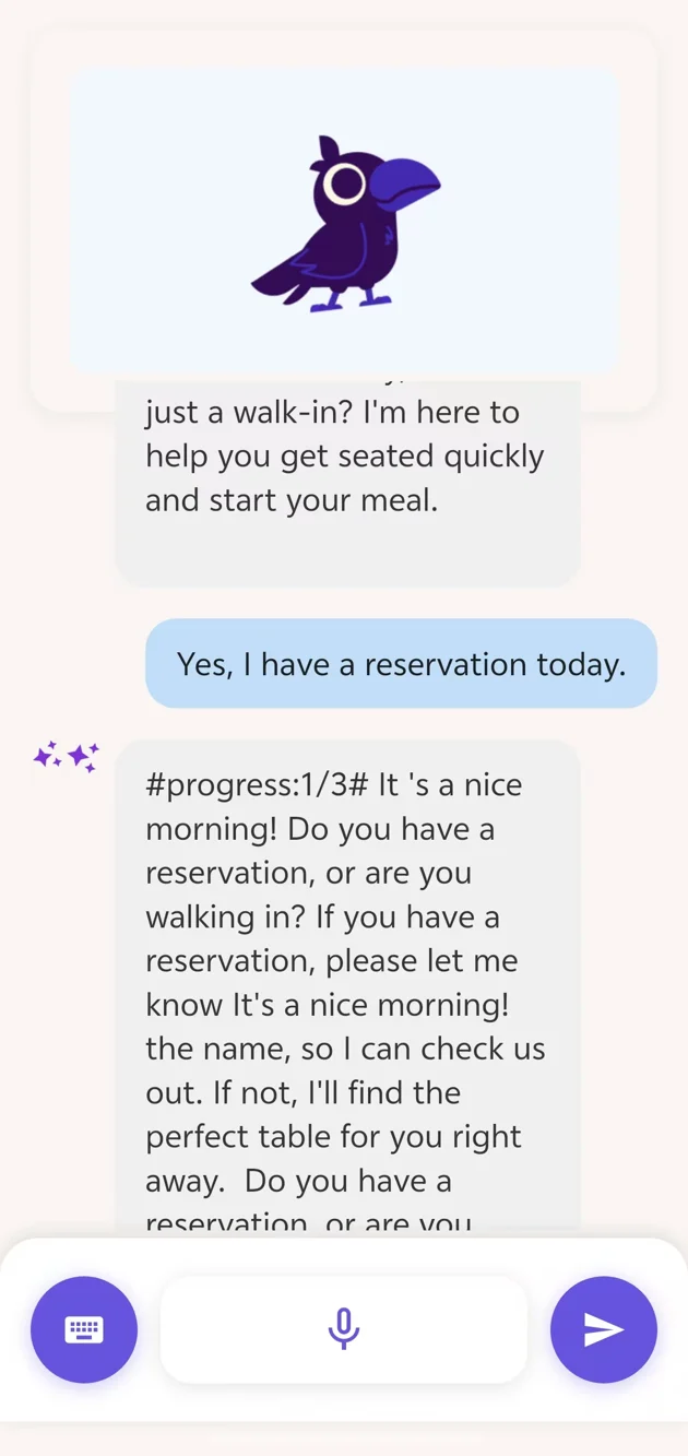 Early conversation test · original November 2025 phone capture
